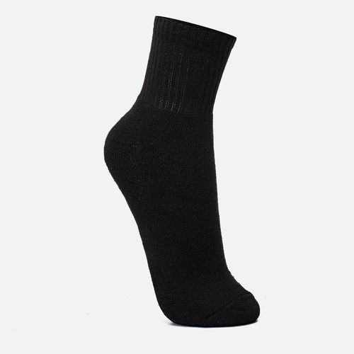 Meia Esportiva Cano Médio Elástico Milano Preto/Preto 4588