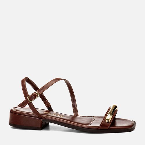 Sandália Feminino Milano Marrom 14759