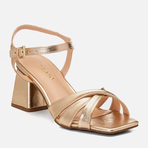 Sandália Feminino Milano Ouro Light 14778