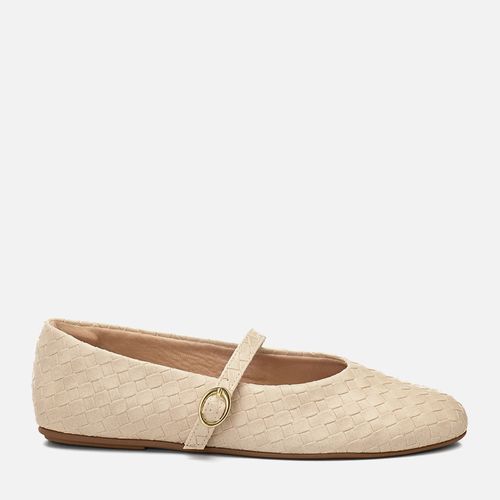 Sapatilha Mary Jane ou Boneca tipo Tressê e Fivela Feminino Milano Off White 14825